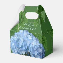 Caja Para Regalos Blue Hydrangea Floral Wedding Ducha Gracias