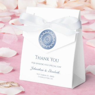 Caja Para Regalos Blue Lace Mandala Wedding