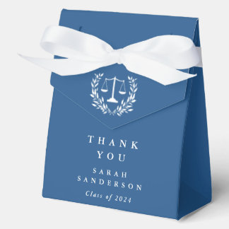 Caja Para Regalos Blue Law Scales+Laurel Wreath Graduation