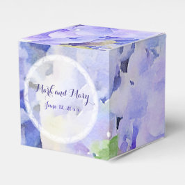 Caja Para Regalos Blue Lilac Custom Wedding Hydrangea