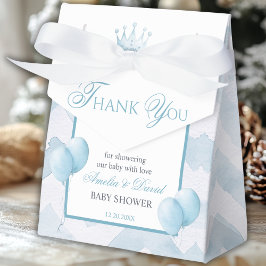 Caja Para Regalos Blue Little Prince Thank You Moon Balloon