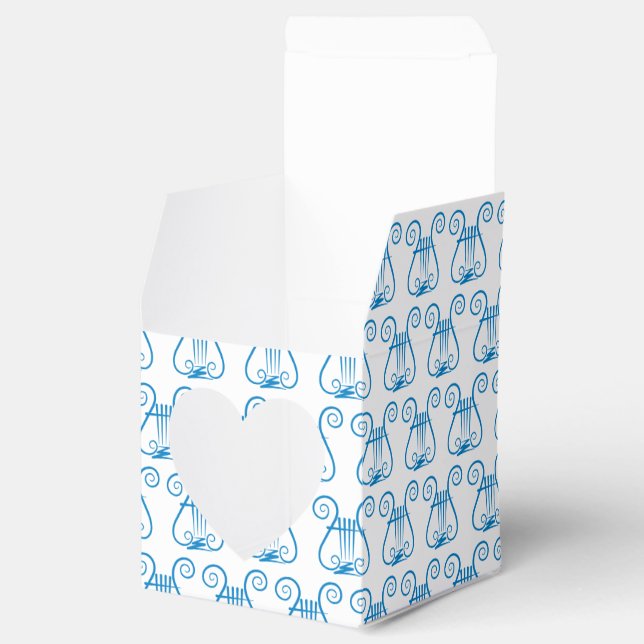 Caja Para Regalos Blue Lyre (Abierto)