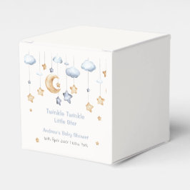 Caja Para Regalos Blue Modern Twinkle Twinkle Baby Shower