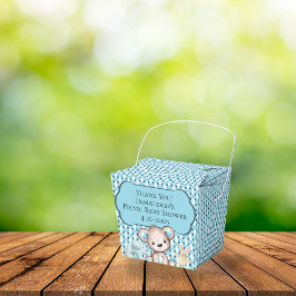 Caja Para Regalos Blue Picnic Friends Baby Shower Basket Gracias