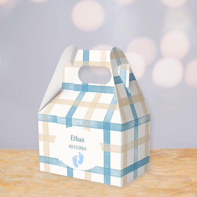 Caja Para Regalos blue square boxes - birthday - birth (Subido por el creador)