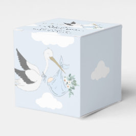 Caja Para Regalos Blue Stork Baby Shower Gracias