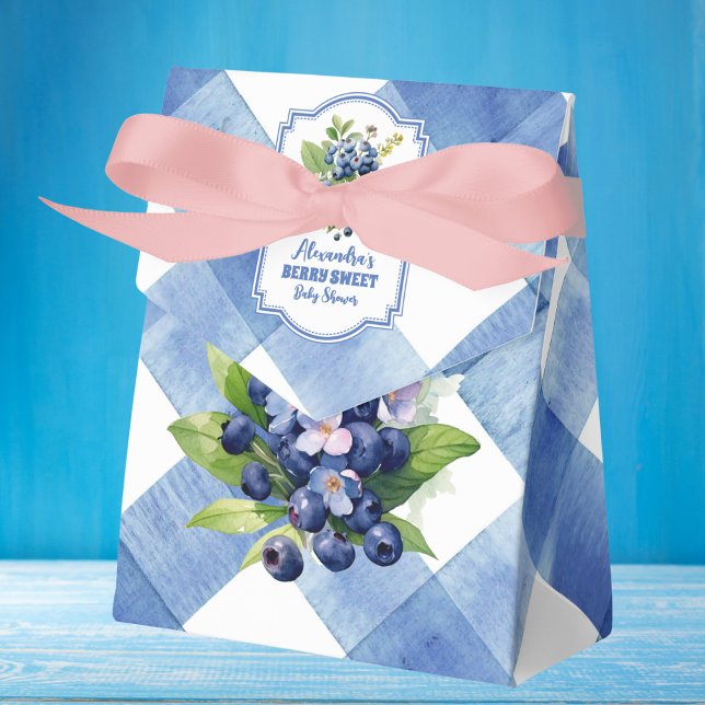Caja Para Regalos Blueberry Berry Sweet Baby Shower (Subido por el creador)
