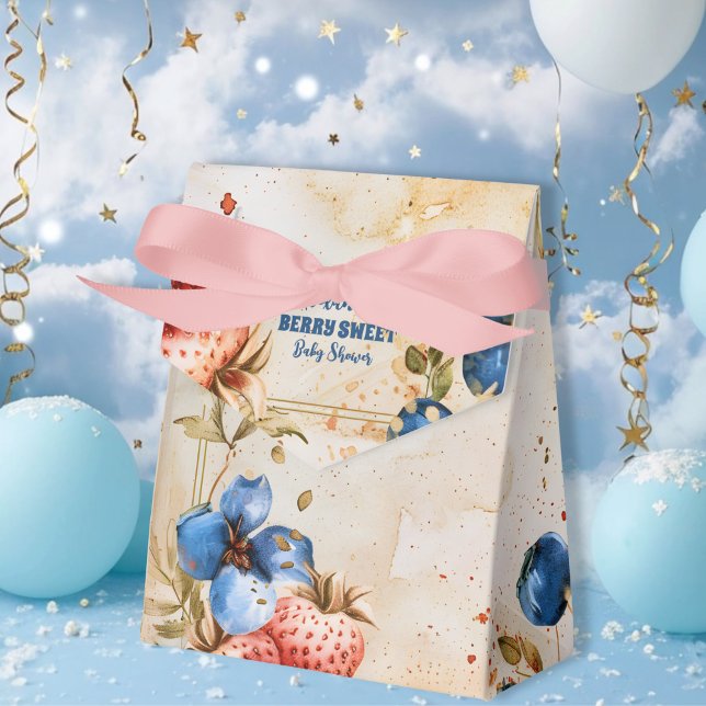 Caja Para Regalos Blueberry Berry Sweet Baby Shower (Subido por el creador)