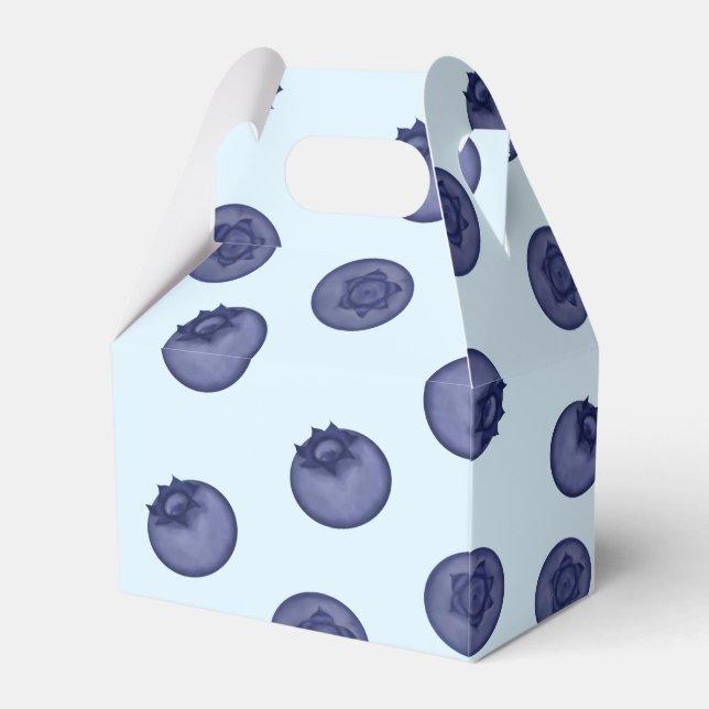 Caja Para Regalos Blueberry natural. Arándanos deliciosos y azules (Front Side)