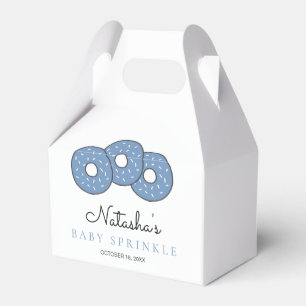 Caja Para Regalos Bocaditos azules 2ª ducha de rociado de bebé