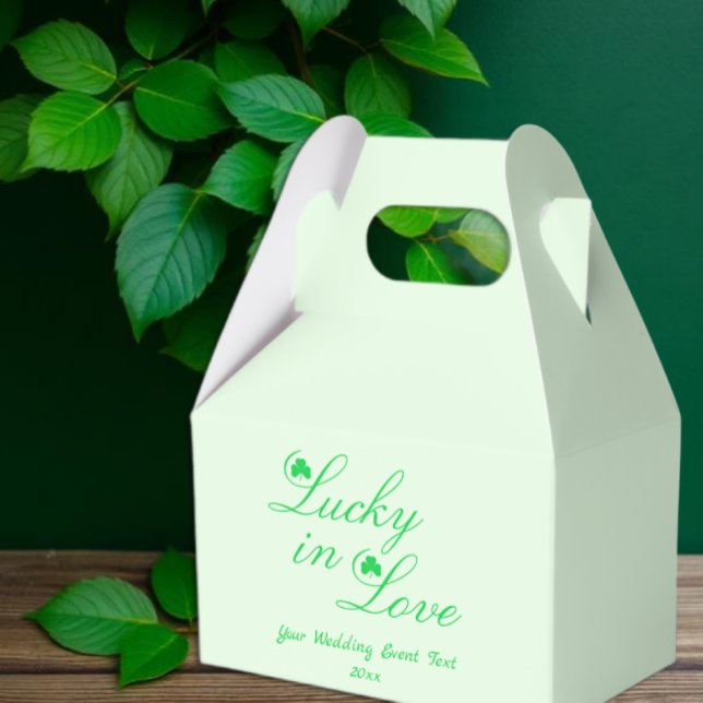 Caja Para Regalos Boda Afortunado En El Amor (Subido por el creador)