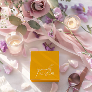 Caja Para Regalos Boda Amarillo Moderno Sencillo Especialmente Para 