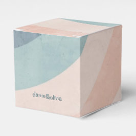 Caja Para Regalos Boda arcoiris de los años 70