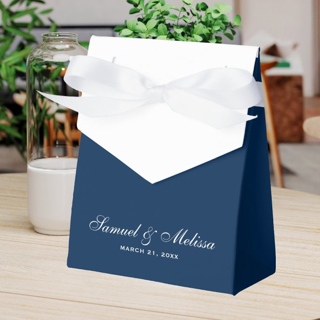 Caja Para Regalos Boda Azul Marino (Subido por el creador)