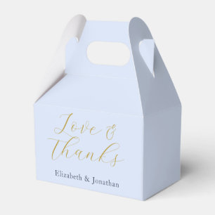 Caja Para Regalos Boda azul opulento