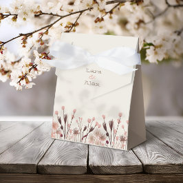 Caja Para Regalos Boda bohemio de flores silvestres