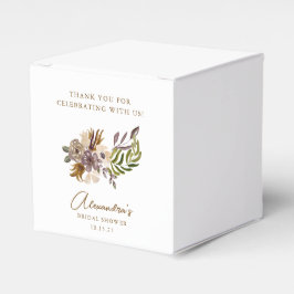 Caja Para Regalos Boda Boho Rústico Botánico Personalizado