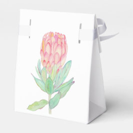 Caja Para Regalos Boda Botánica Moderna Minimalista de Protea