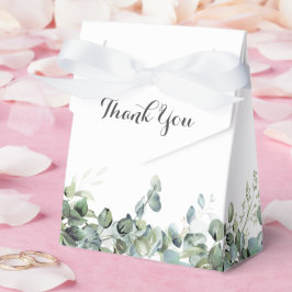 Caja Para Regalos Boda Botánica Rústica Verde Eucalipto