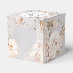 Caja Para Regalos Boda botánico floral personalizada acuarela