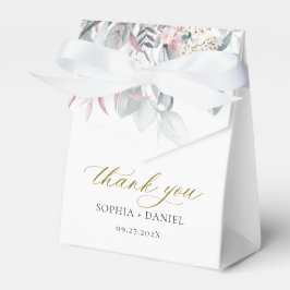 Caja Para Regalos Boda botánico Rubor Floral Eucalyptus