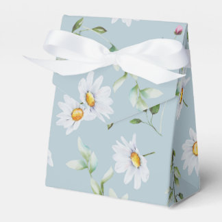 Caja Para Regalos Boda Bridal Shower Tent Blue Daisy FavBox