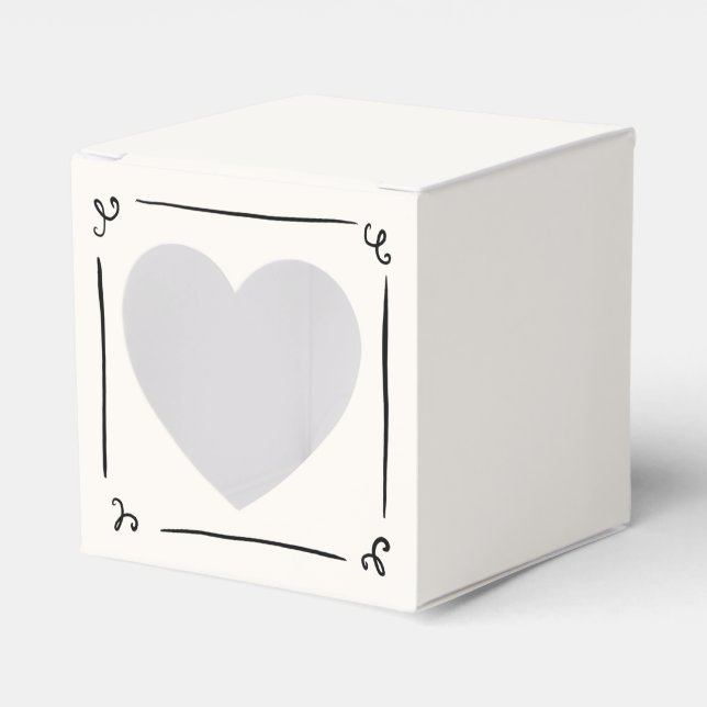 Caja Para Regalos Boda caprichoso de mano (Anverso)