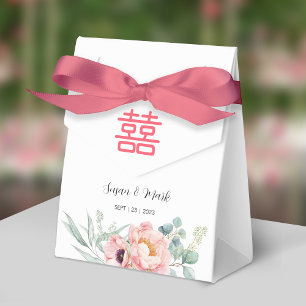 Caja Para Regalos Boda chino de doble felicidad gracias B