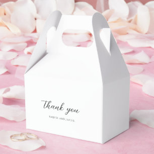 Caja Para Regalos Boda Clásica Elegante