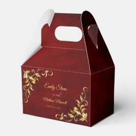 Caja Para Regalos Boda clásico de papel antiguo