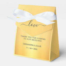 Caja Para Regalos Boda Classic Elegant Gold