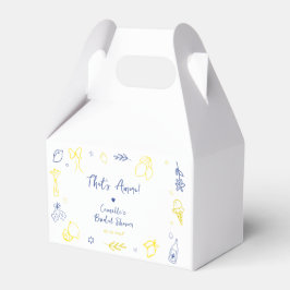 Caja Para Regalos Boda con Limón Italiano Dibujado a Mano That's Amo