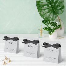 Boda con Monograma Minimalista