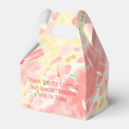 Caja Para Regalos Boda coral