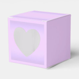 Caja Para Regalos Boda Corazón de Lavanda Rosa