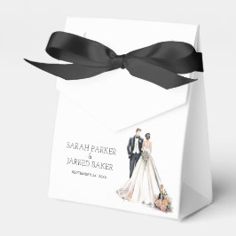 Caja Para Regalos Boda de acuarela de Newlyweds