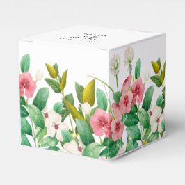 Caja Para Regalos Boda de acuarela de Wildflowers Periwinkle