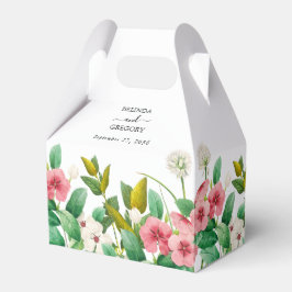 Caja Para Regalos Boda de acuarela de Wildflowers Periwinkle