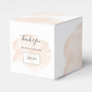 Caja Para Regalos Boda de acuarela elegante
