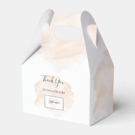 Caja Para Regalos Boda de acuarela elegante