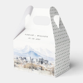 Caja Para Regalos Boda de acuarela Utah de Salt Lake City