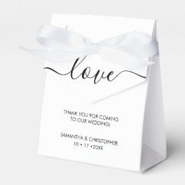 Caja Para Regalos Boda de amor simple y elegante personalizado ScrIp