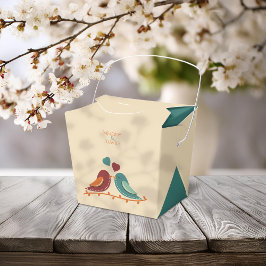 Caja Para Regalos Boda de Aves de Amor