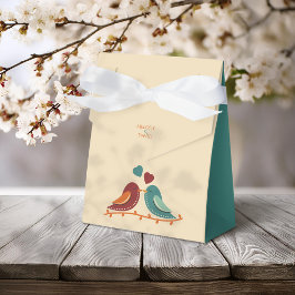 Caja Para Regalos Boda de Aves de Amor