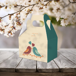 Caja Para Regalos Boda de Aves de Amor
