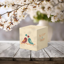 Caja Para Regalos Boda de Aves de Amor