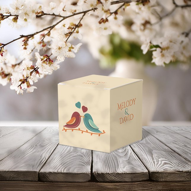 Caja Para Regalos Boda de Aves de Amor (Subido por el creador)