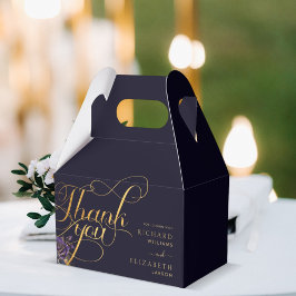 Caja Para Regalos Boda de brillo de rosa gótica oscura