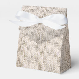 Caja Para Regalos boda de burlap rústico