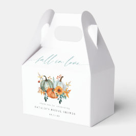 Caja Para Regalos Boda de Campo Boho Chic con Calabaza Otoñal